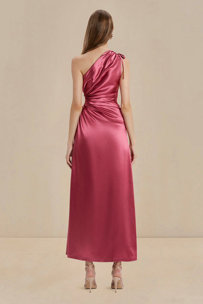 NOUR DRESS AMARANTH