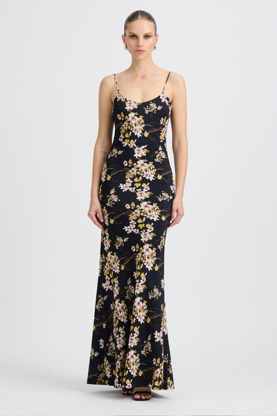 Sonya Moda Women's Juliette Floral Maxi Slipdress - White - Maxi Dresses
