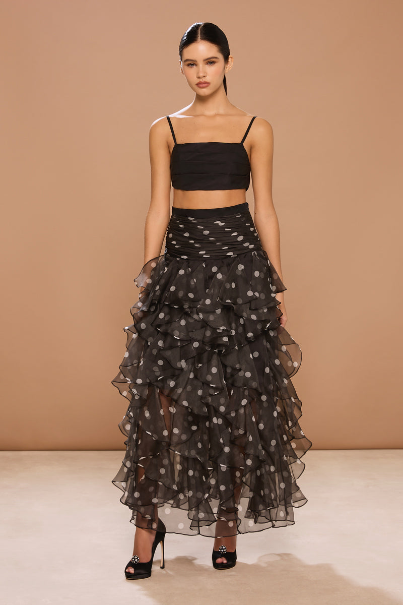 AMIAH RUFFLE SKIRT