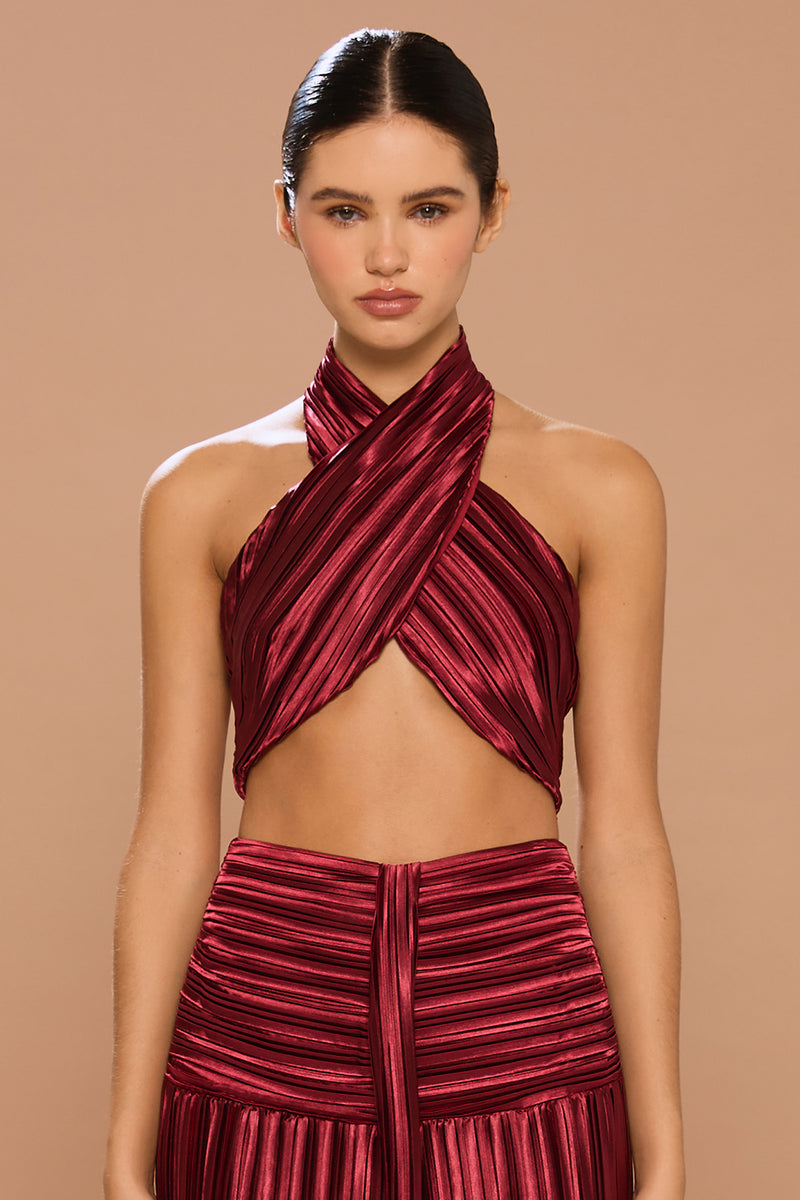 JOELLE PLISSÉ HALTER