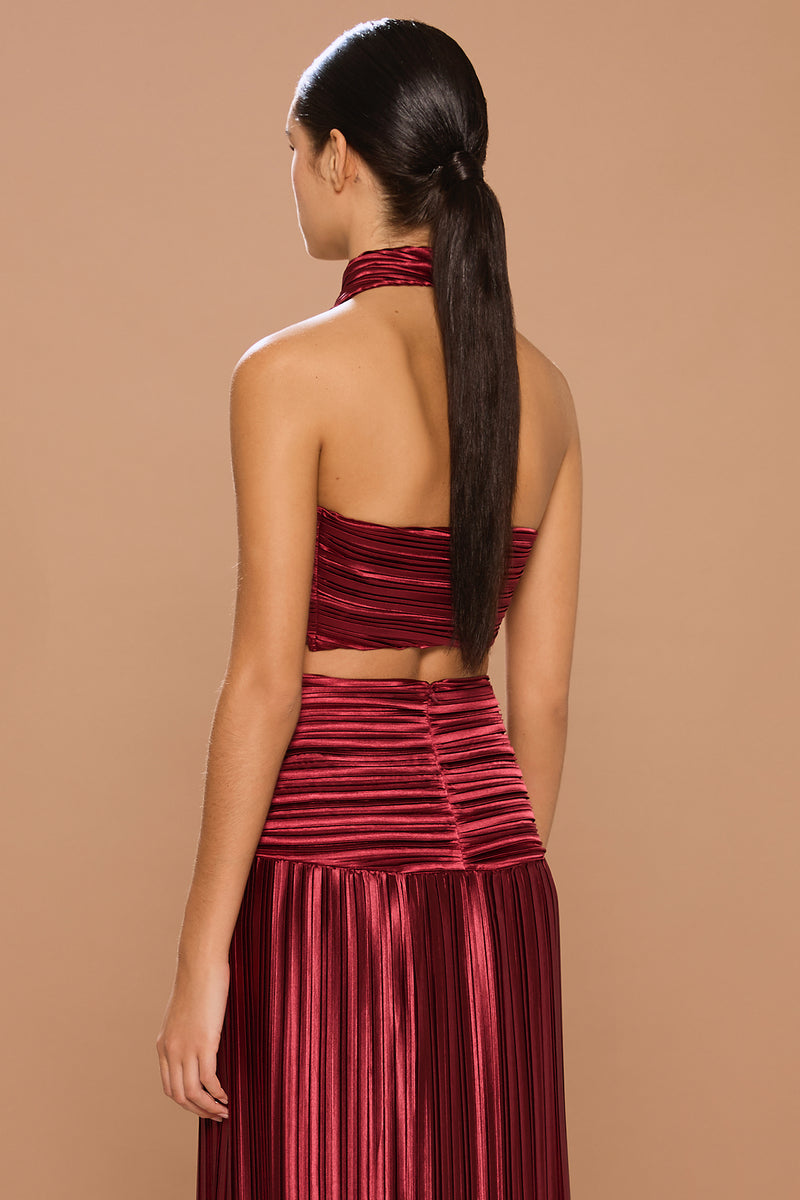 JOELLE PLISSÉ HALTER