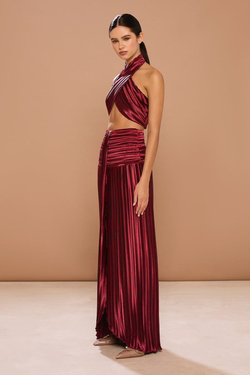 JOELLE PLISSÉ HALTER