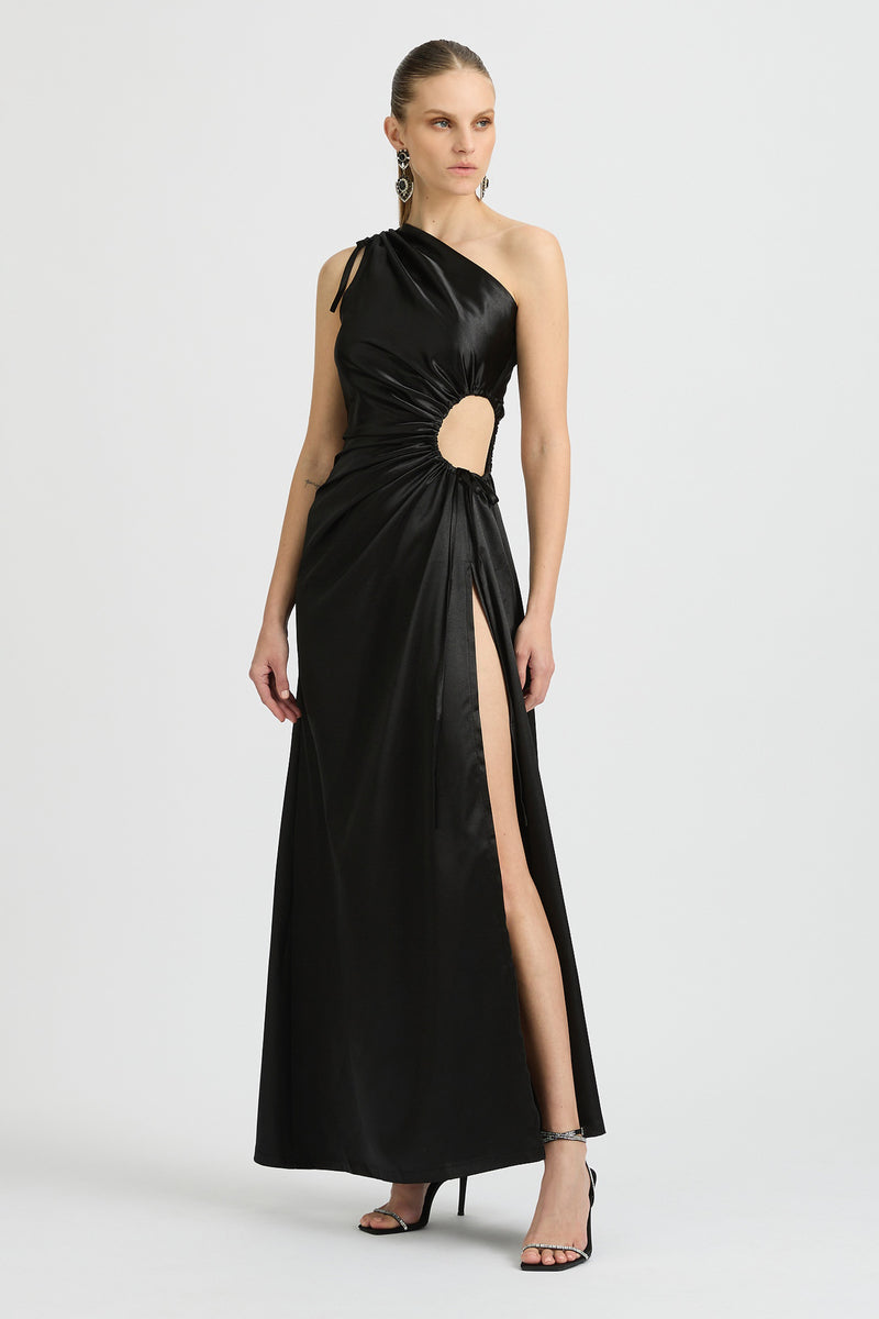 sonya moda black dress COMO GOWN