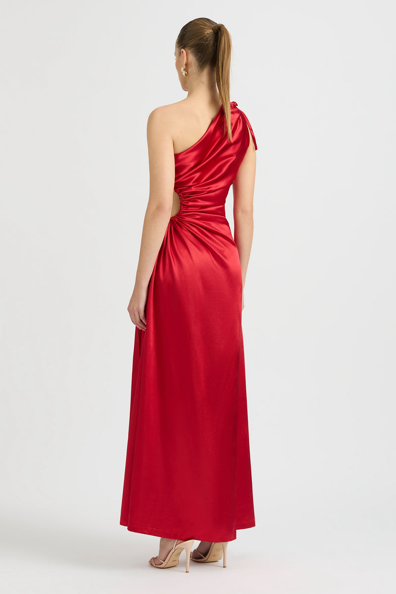 NOUR SCARLET RED DRESS