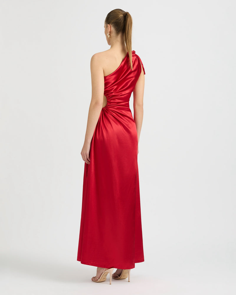 NOUR SCARLET RED DRESS