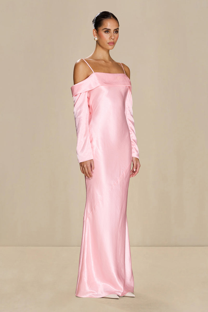 issy summer chant dress White line party dresses with ruffles and strapless short cocktail dresses for homecoming. ISSY DRESS, PETAL PINK /