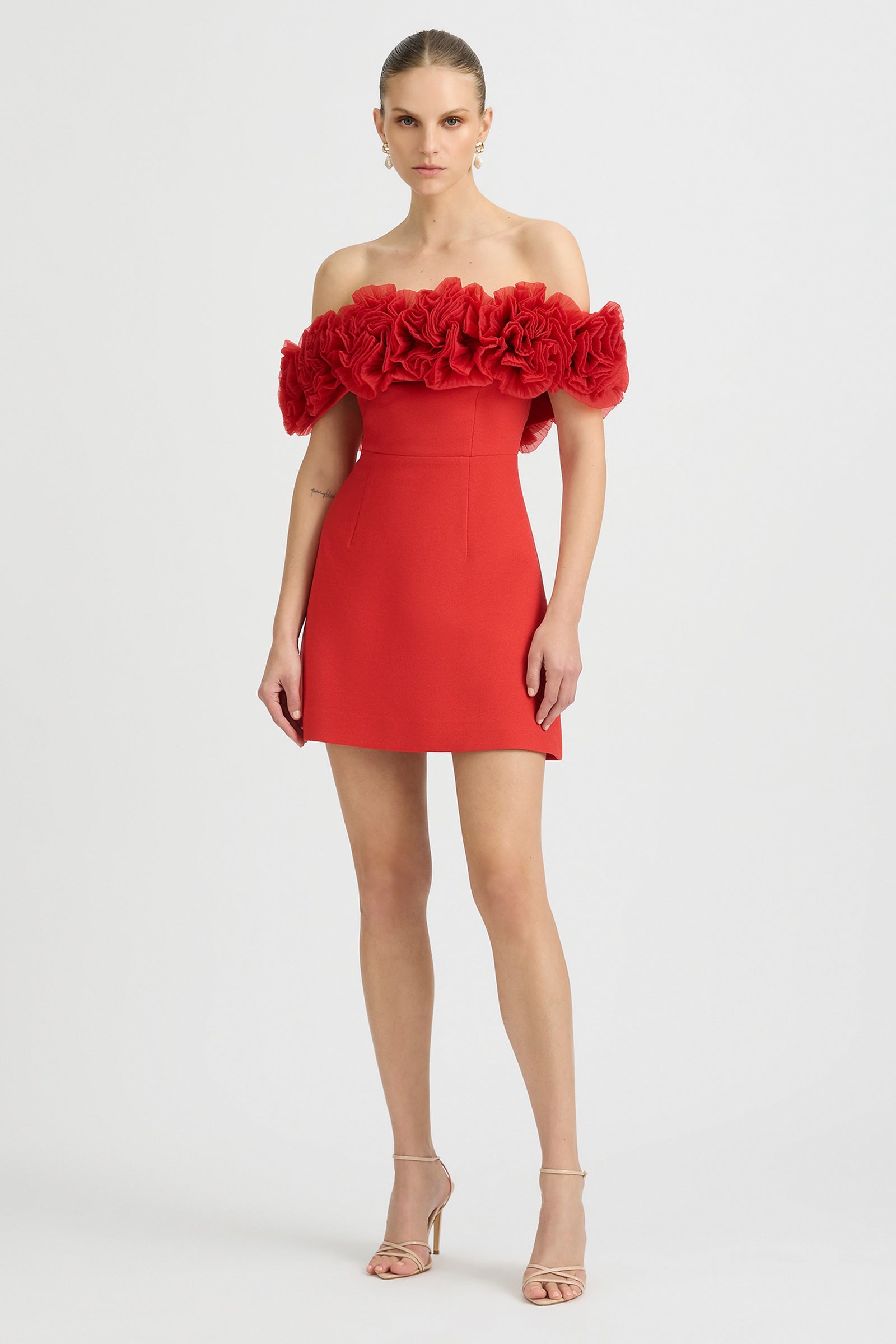 sola mini dress red Solasta Mini Dress Red