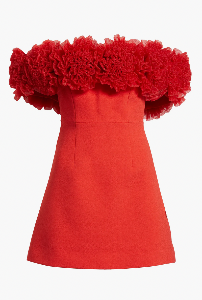 NAHLA MINI DRESS SORRENTO RED