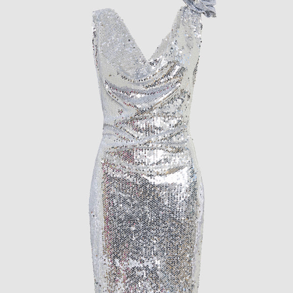 ROSA MINI SILVER SEQUIN – SONYA MODA