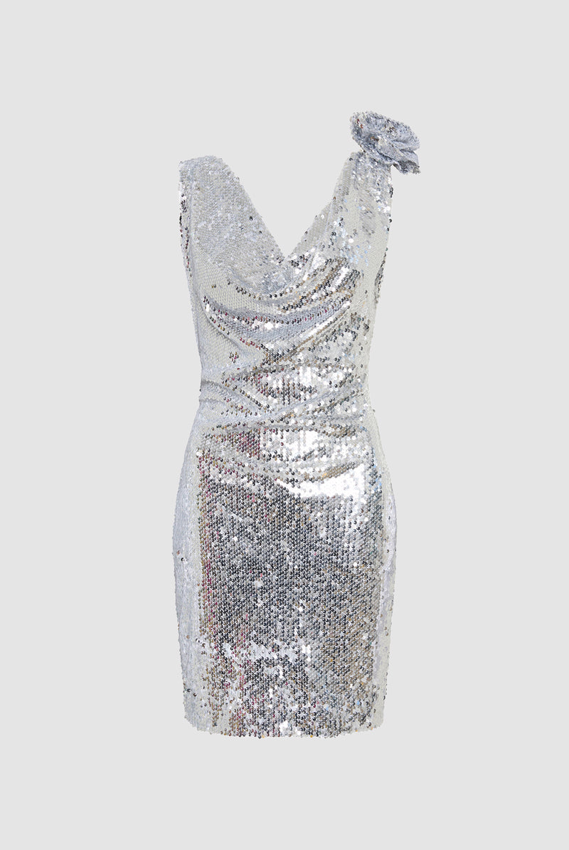 polyvore sequin dress Lola + The Boys Sequin Rainbow Hello Kitty Dress Teen/Women, S