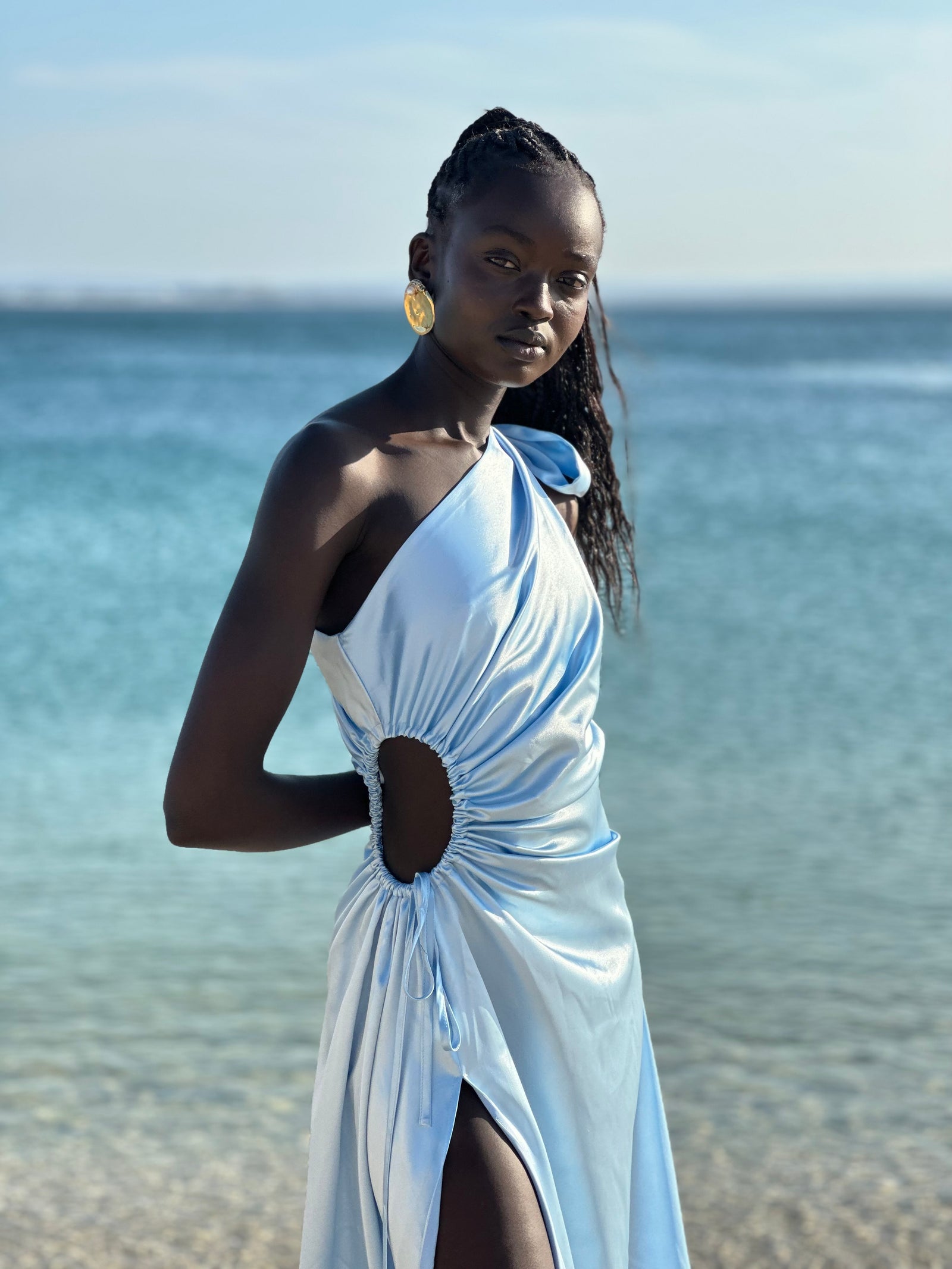 pale blue beach dress ALIA DRESS