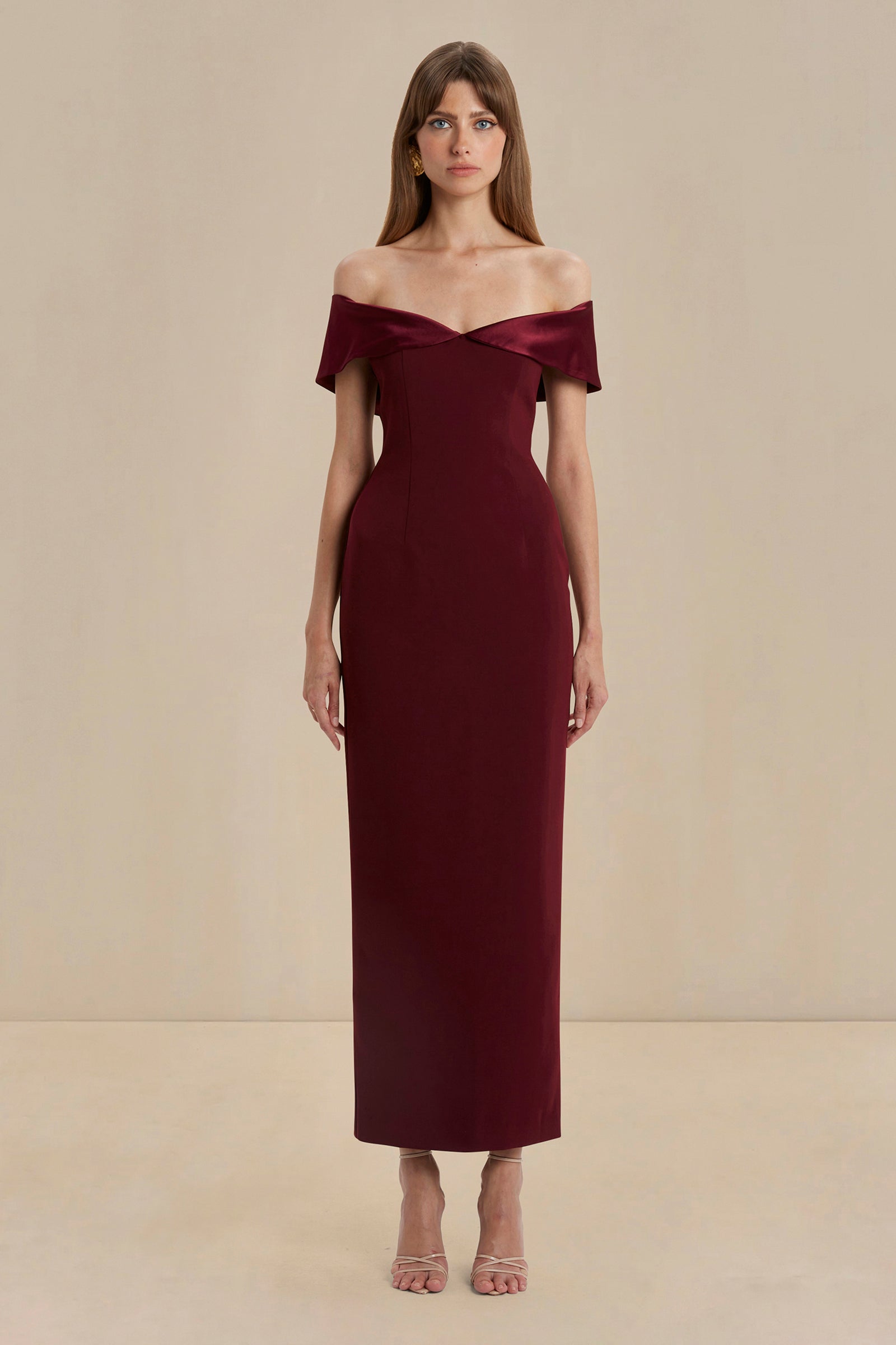 ALEHI Dress Merlot, Merlot / X-Large | AU14 | US10 ALEHI Dress Merlot, Merlot / X-Large | AU14 | US10