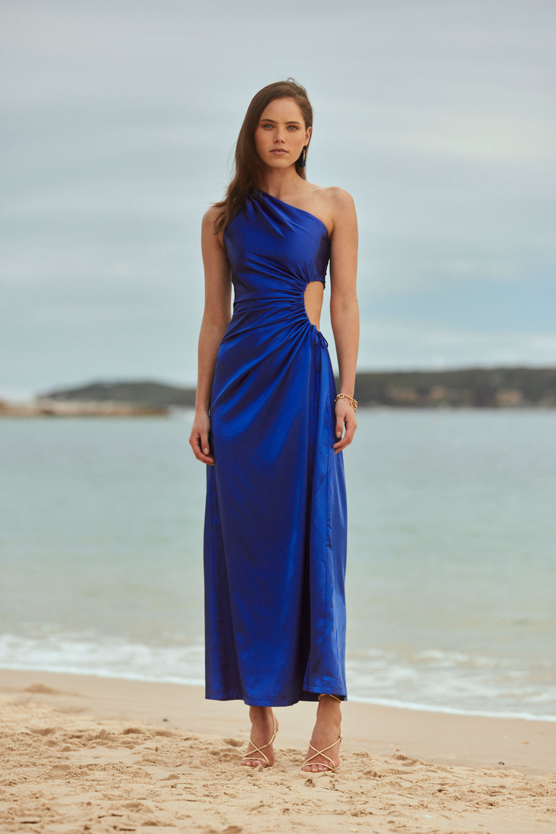 NOUR MOROCCAN BLUE DRESS – SONYA