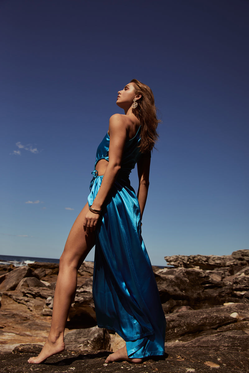NOUR CYAN DRESS SONYA MODA NOUR CYAN DRESS SONYA MODA